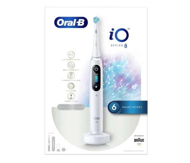 Oral-B Szczoteczka magnetyczna iO8 (biała) - 1037094 - zdjęcie 7